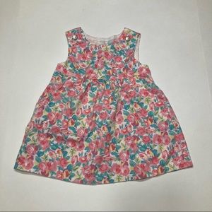 Vintage Lee floral flower jumper dress size 3T